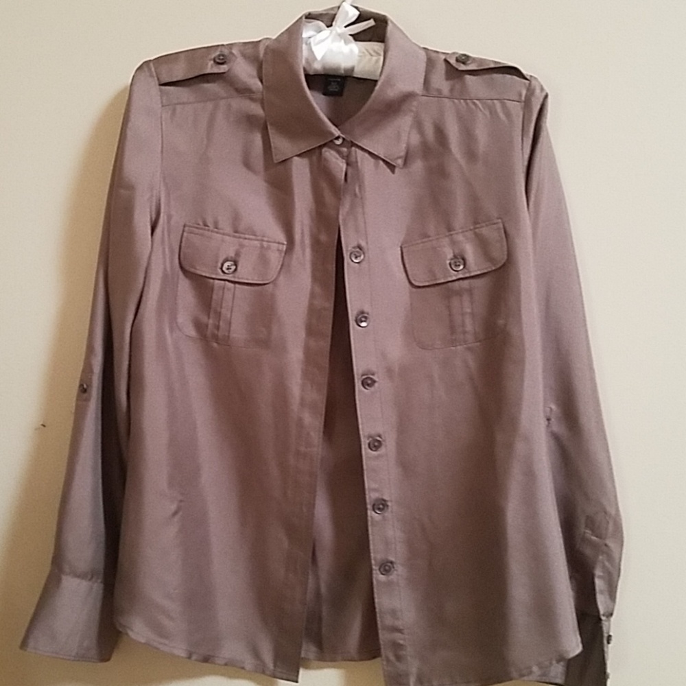 Banana Republic Button Down Silk Blouse, PXS